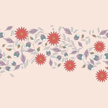Sunflower flower seamless background Stock Illustration