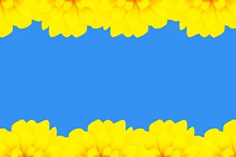 Sunflower frame Stock Photos