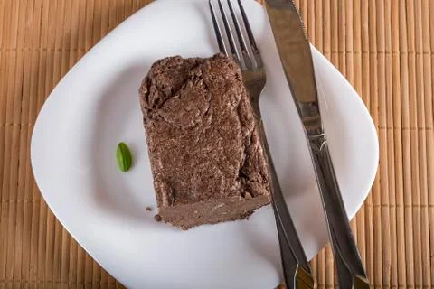 Sunflower halva with cocoa Stock-Fotos
