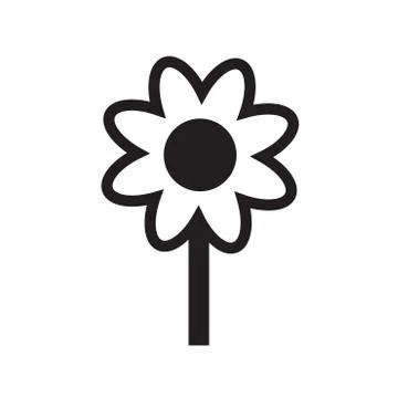 Sunflower icon Illustrazione stock