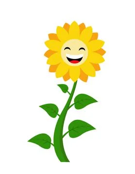 Sunflower icon isolated on white background Illustrazione stock