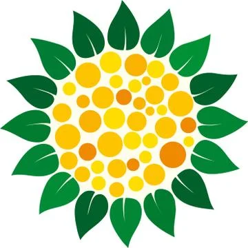 Sunflower Stock Illustration