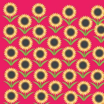 Sunflower Stock Illustration