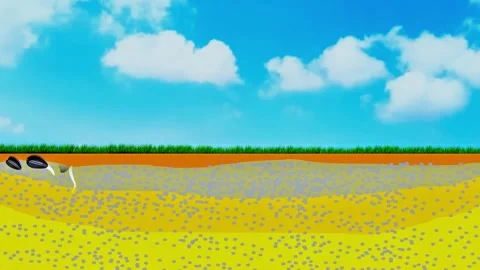 Sunflower Life Cycle 動画素材 298147857