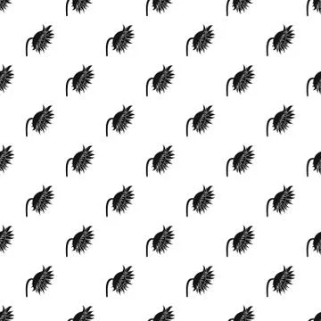Sunflower pattern seamless Stock Illustration
