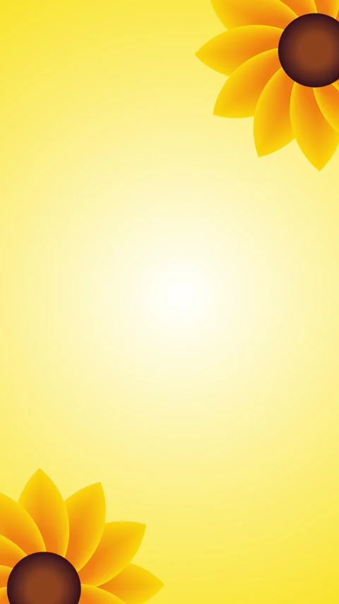 Sunflower rotation animation Stock Footage 337161357
