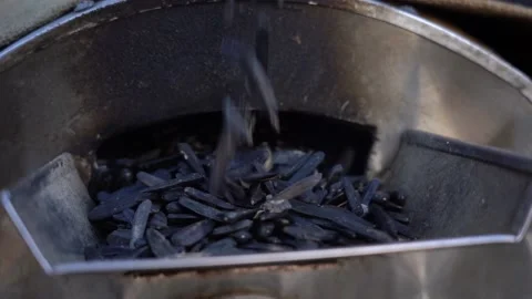 Sunflower seed frying machine 3 Stock Footage 234430017