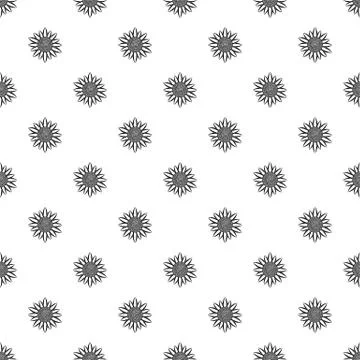 Sunflower seed pattern seamless Stock Illustration