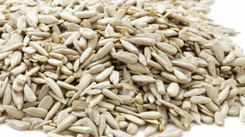 Sunflower seeds hulled Stock Footage 62552384