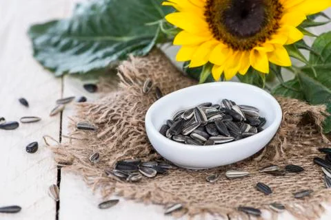 Sunflower seeds Stock Photos