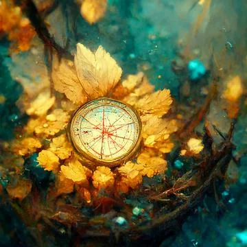 Sunflower of Time Stock Illustration