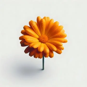 Sunflower on white background Stock Photos