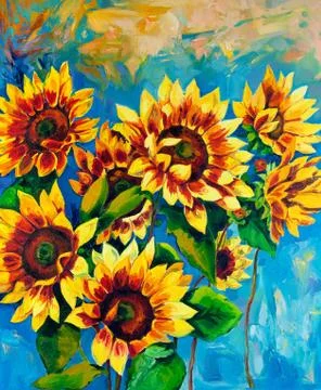 Sunflowers 스톡 사진