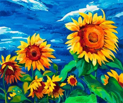 Sunflowers Stock Photos