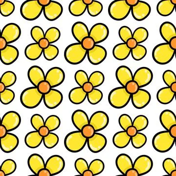 Sunflowers texture seamless pattern textile print. repeat pattern background  Illustrazione stock
