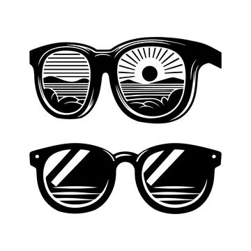 Sunglass  vector and iiiustrator Stock Illustration