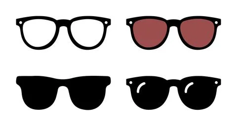 Sunglass  vector and iiiustrator Stock Illustration