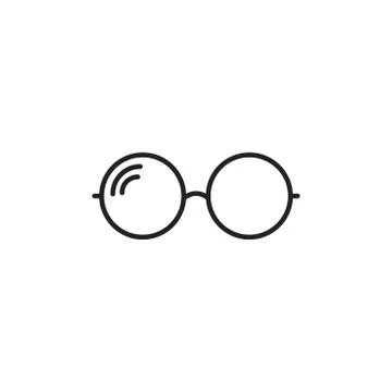 Sunglasse vector icon. Eyewear flat illustration. Stock Illustration