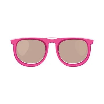 Sunglasses accessory icon, flat design Stock Illustration