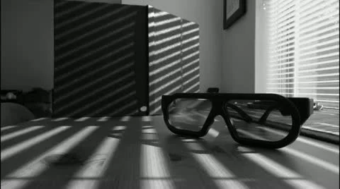 Sunglasses and Blinds Stock Footage 11934253
