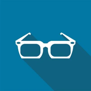 Sunglasses black Icon on white background.Simple design style.vector illustra Stock Illustration
