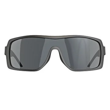Sunglasses with black lenses, front view Stock Illustration