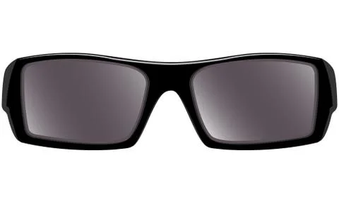 Sunglasses in black square frame classic model Stock Illustration