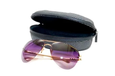 	Sunglasses with a case Stock Photos