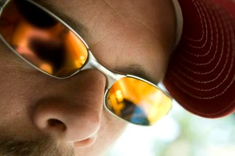 Sunglasses closeup Stock Photos