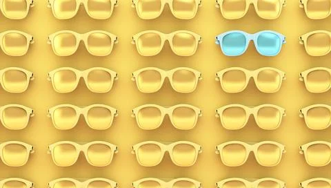 Sunglasses collection Stock Illustration