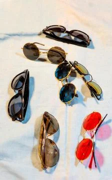 Sunglasses Collection Stock-Fotos