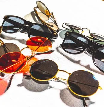 Sunglasses Collection Stock Photos