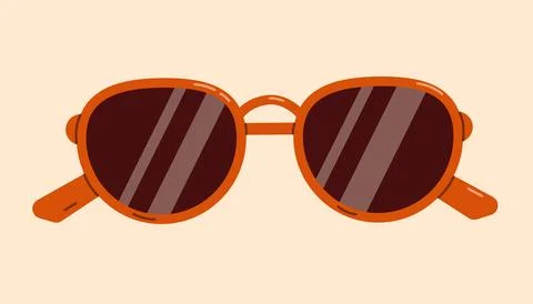 Sunglasses flat vector illustration Stock Illustration