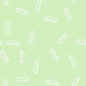 Sunglasses golf player accessory line seamless pattern Stock Illustration