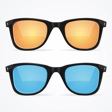 Sunglasses Hipster Style. Vector Illustrazione stock