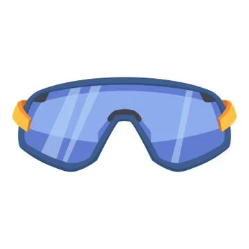 Sunglasses icon, flat style Stock Illustration