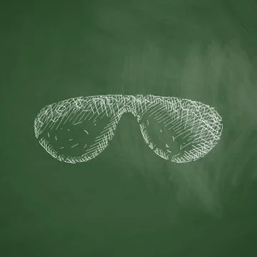 Sunglasses icon Illustrazione stock