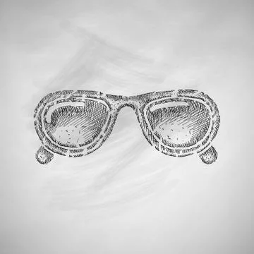 Sunglasses icon Illustrazione stock