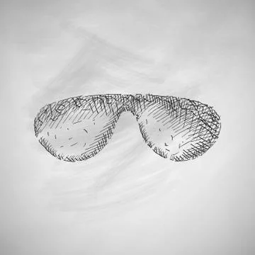 Sunglasses icon Illustrazione stock