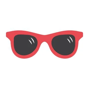 Sunglasses icon. Summer accessory. Vector illustration isolated on white ba.. Stock Illustration