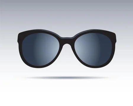 Sunglasses isolated. Vector Icons. Stock Illustration
