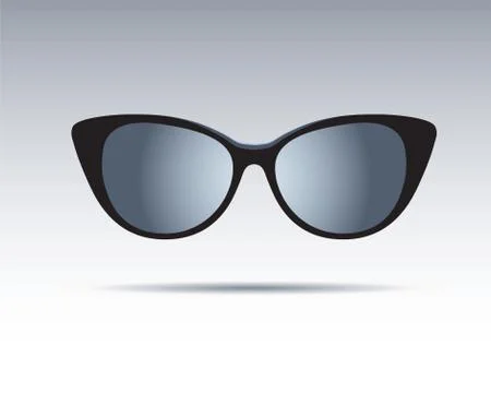 Sunglasses isolated. Vector Icons. Illustrazione stock