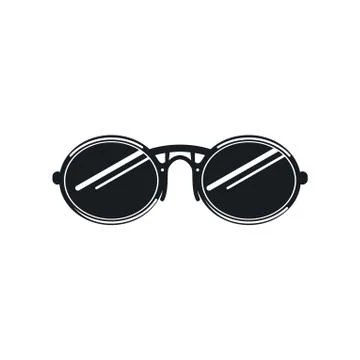 Sunglasses isolated on white background Stock Illustration