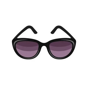 Sunglasses isolated on white background. Vector illustration. Stock Illustration