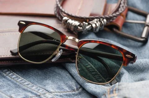 Sunglasses for men Stock Photos