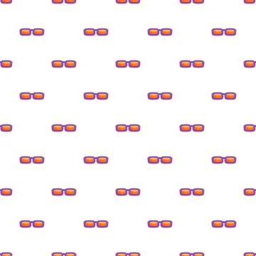 Sunglasses pattern forming a seamless summer accessory theme Stock Illustration