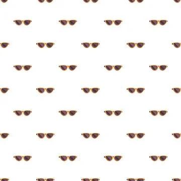 Sunglasses pattern repeating fashion accessory design style Illustrazione stock