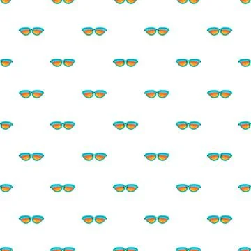 Sunglasses pattern with tropical colors for summer design Stock Illustration
