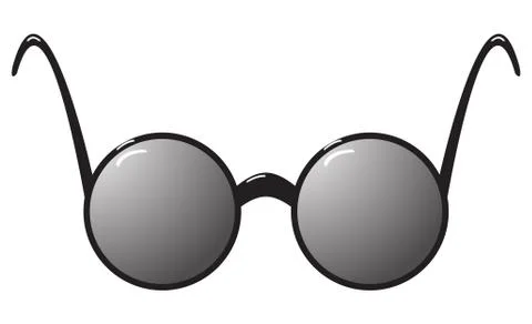Sunglasses Round Stock Illustration