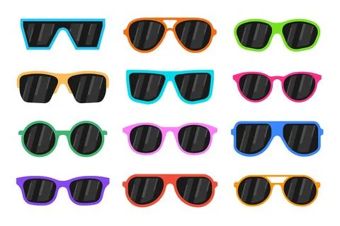 Sunglasses Set Stock Illustration